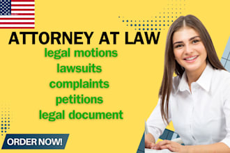 prepare legal court motions ,nda,petitions