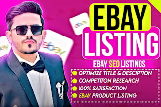 create SEO friendly ebay product listings to boost sales