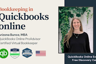 provide ongoing bookkeeping services with quickbooks online