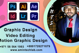 do graphic design motion graphics video editing professional