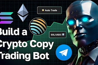 develop solana volume bot, copy trading bot, xrpl bot, polygon bot, telegram bot
