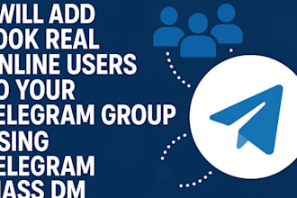 add 200k real online users to your telegram group using telegram mass dm