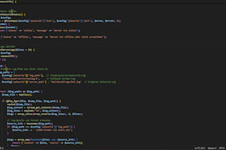 create a web admin panel for your game server with API rcon