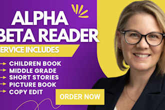copy edit children book, middle grade, beta read children short stories