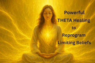 perform powerful theta healing to reprogram limiting beliefs