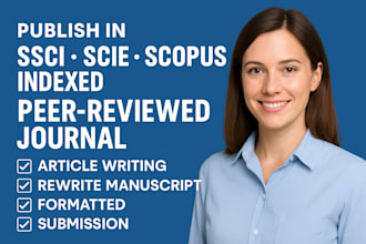 write rewrite publish articles in ssci scie scopus indexed peer reviewed journal