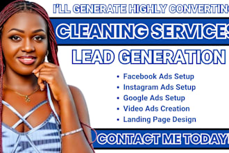 cleaning leads cleaning facebook ads cleaning google ads cleaning video ads