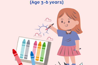 design fun and educational worksheet for kids