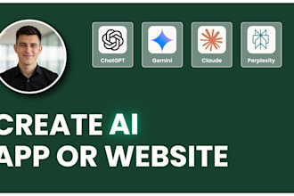 create ai app , ai website , ai saas