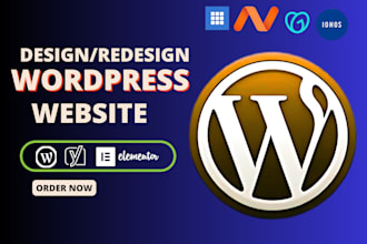 wordpress website design on bluehost ionos siteground hostinger godaddy website