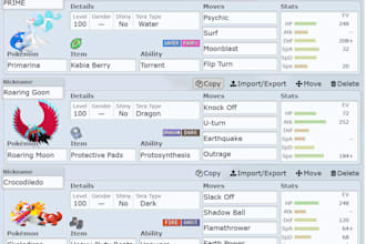 create you a pokemon draft league team based on your opponents team