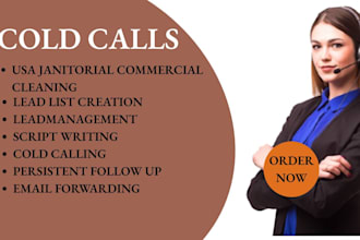 cold call usa commercial cleaning buisness appointment set janitorial lead