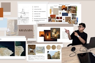 design professional and modern slides on powerpoint, canva, and other platforms