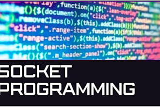 do socket programming, network programming, chat app, client server, tcp ip udp