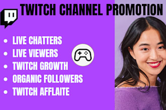do twitch channel promotion, kick promotion to live viewers for maximum growth