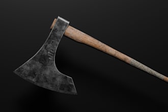 create stylized low poly and realistic high poly 3d models for game projects