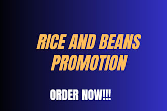 do rice and beans promotion