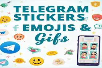 do telegram stickers emoji gif animation custom stickers crypto stickers