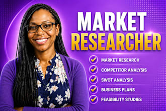 do market research, competitor analysis and business plans