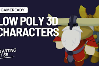 make low poly characters for you