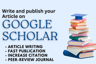 write and publish your research articles in google scholar indexed journal