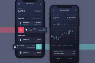 develop trading app, trading broker, stock trading app, crypto wallet app