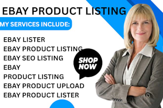 ebay listing, ebay product listing, ebay SEO optimized, ebay lister