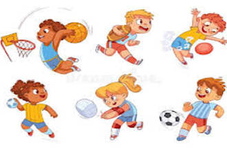 draw sports and cartoon graphic illustrations football,basketball for any sports