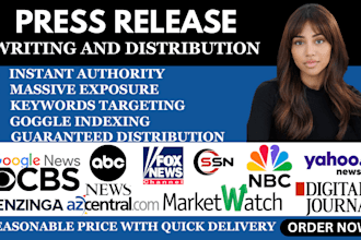 write a press release and submit your PR to yahoo finance, google news and other