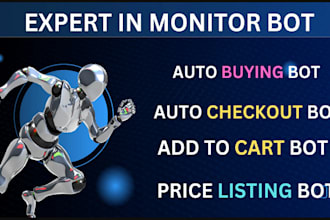 develop auto purchase bot auto buying bot pokemon bot
