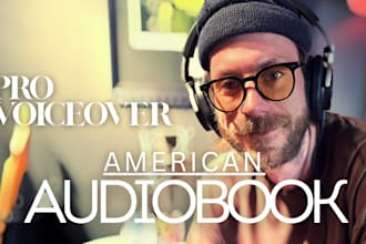 be your male audiobook narrator and storyteller