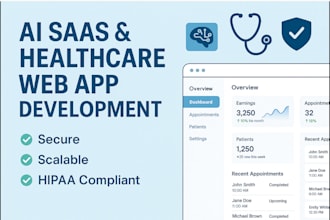 develop ai saas enterprise software in healthcare, virtual clinic management app