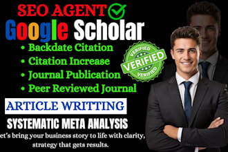 backlink write, publish article in peer reviewed google scholar indexed journal