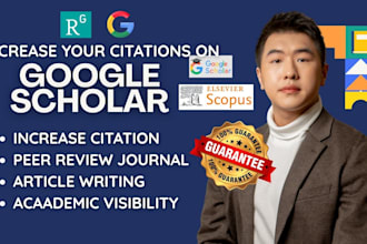 increase citations, write and publish article on google scholar indexed journal