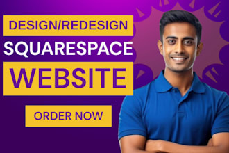 design redesign squarespace website portfolio website development as an expert