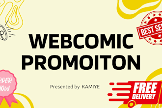 webcomic promotion, webtoon, comic promotion, tapas, manga, webnovel, voyceme