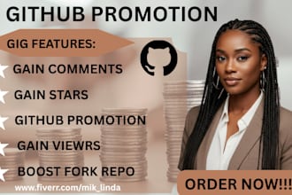 use organic github promotion to grow your followers and audience