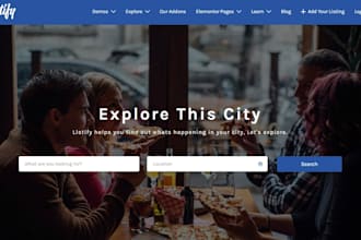 do directory website using hivepress, listingpro, directorist, geodirectory