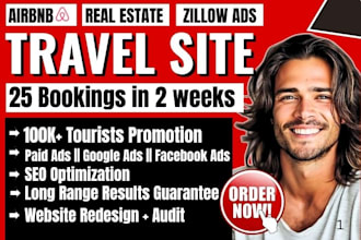 travel site promotion marketing boost airbnb listings real estate promotion ads