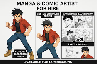 comic manga character design comic artist anime oc drawing comic manga page
