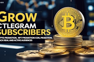 grow crypto telegram promotion, telegram subscribers