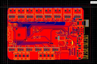 design custom schematic and pcb layout in kicad, easyeda, altium, eagle
