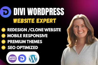 build divi wordpress website design divi website using divi theme, divi builder