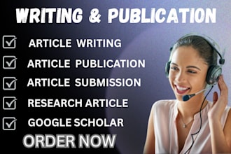 write and publish article on scopus, sci, scie, wos, ahci, abcd indexed journals