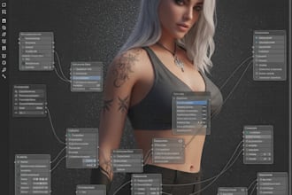 build ai avatar comfyui nsfw and run serverless api  using runpod model and flux