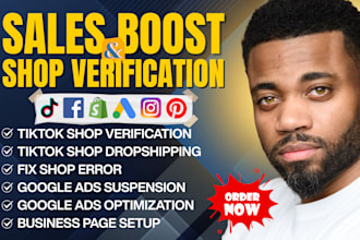 fix tiktok shop verification issue, suspended google shop do tiktok dropshipping