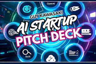 design investor ready guy kawasaki style ai startup pitch deck powerpoint US UK
