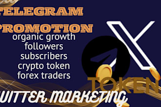 crypto twitter marketing, x promotion hit 500m crypto forex traders telegram ads