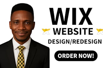 design wix website, wix landing page or redesign your wix website