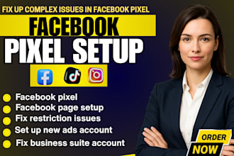 setup facebook pixel, google analytics,  for ecommerce tracking
